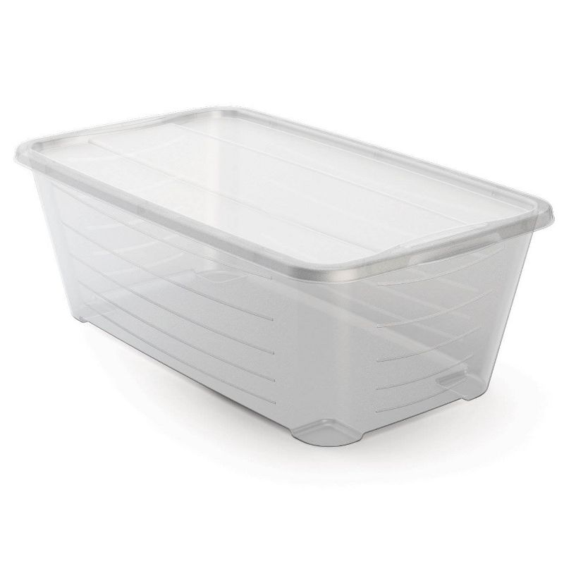 Life Story 5.5 Quart Rectangular Clear Protective Storage Shoe Box (216 Pack)