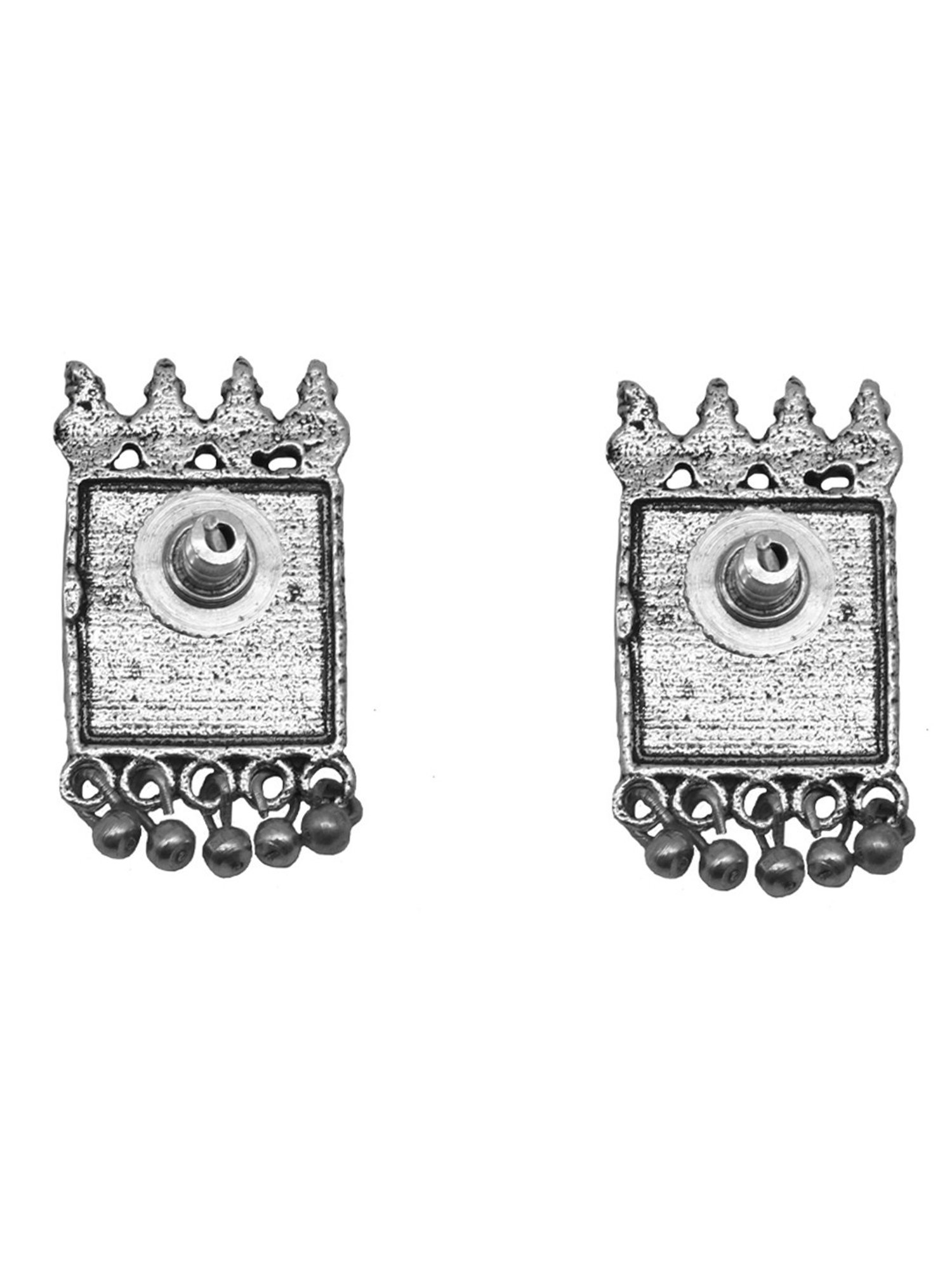 Sri Jagdamba Pearls White Alloy Classic Necklace & Earring Set