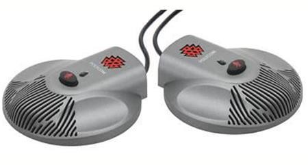 Polycom 2200-19000-001 w/ EX Mics SoundStation Duo Dual Mode Conference Phone