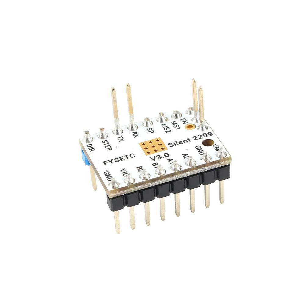 3D Printer Parts TMC2209 v3.0 Stepper Motor Driver Module Compatible with Pololu A4988 RepRap StepStick Silent Mute 256 Microsteps 2.8A Peak