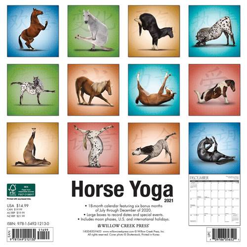 2021 Horse Yoga Wall