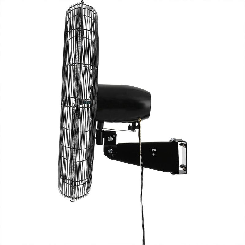 The Vie Air 30 Inch Tilting Wall Mountable Heavy Duty Commercial Strength Oscillating Fan