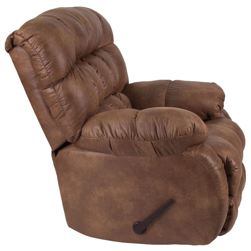 Flash Furniture Contemporary Breathable Comfort Padre Almond Fabric Rocker Recliner