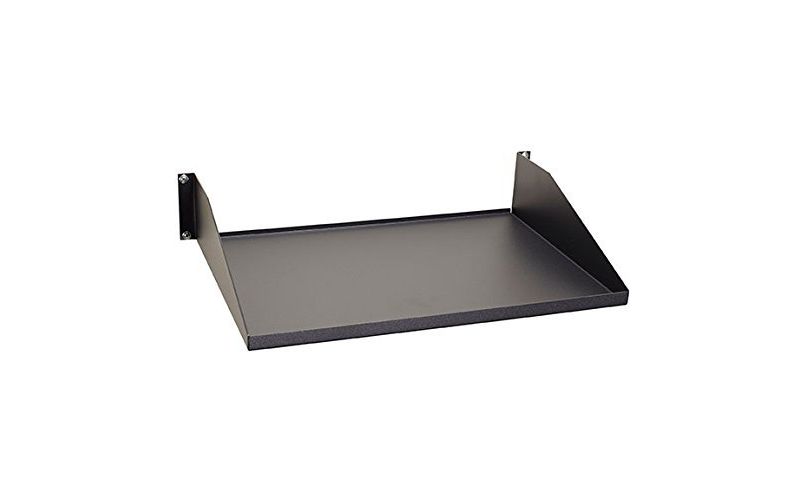 Heavy-Duty Rackmount Shelf - 2U, Solid, Fixed, 100-lb. Capacity