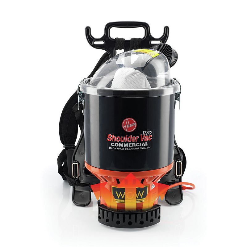 Hoover Commercial C2401 9.6 Amp 2-Stage 120 CFM Backpack Vacuum - Black