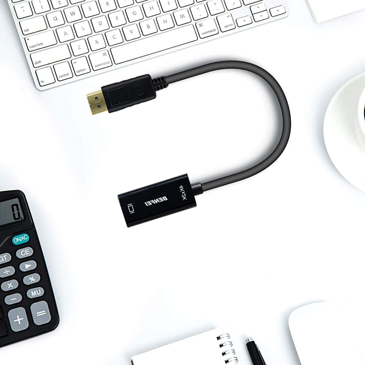 DisplayPort to HDMI, Benfei 4K DP Display Port to HDMI Adapter (Male to Female) Compatible for Lenovo Dell HP and Other Brand