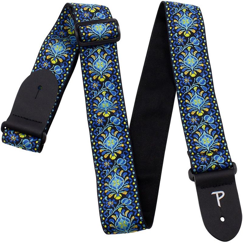 Perri's Jacquard Guitar Strap Blue 2 in.