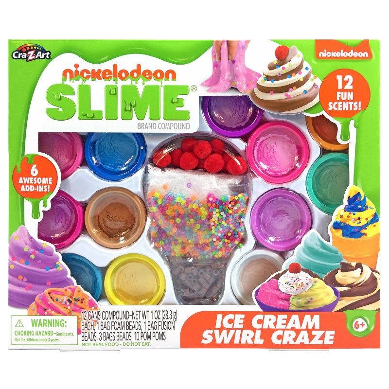Nickelodeon Ice Cream Swirl Craze Slime Kit by Cra-Z-Art