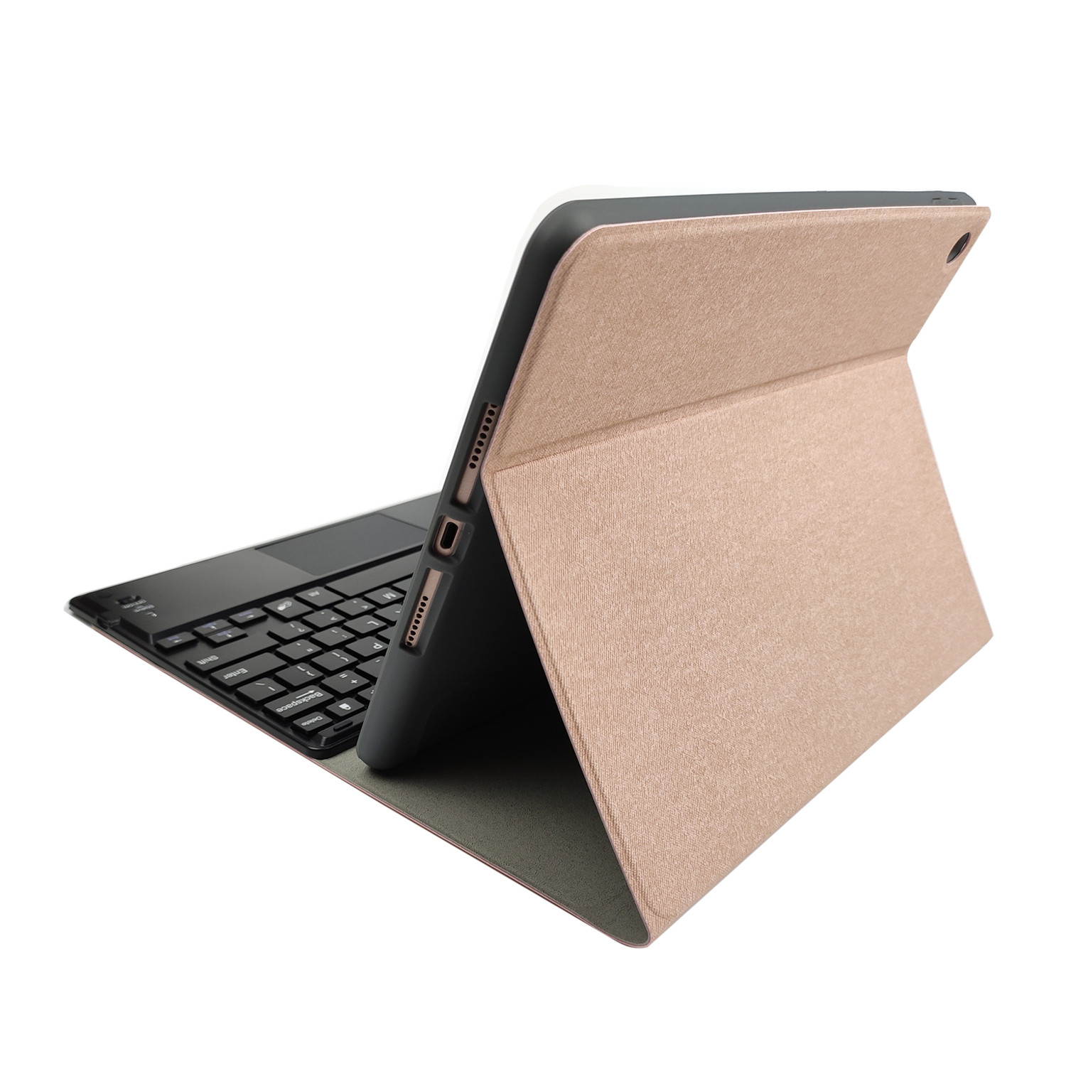 For iPad 10.2 2019 Case PU Leather Flip Stand Bluetooth Touchpad Keyboard Tablet Protect Case Cover RK102C