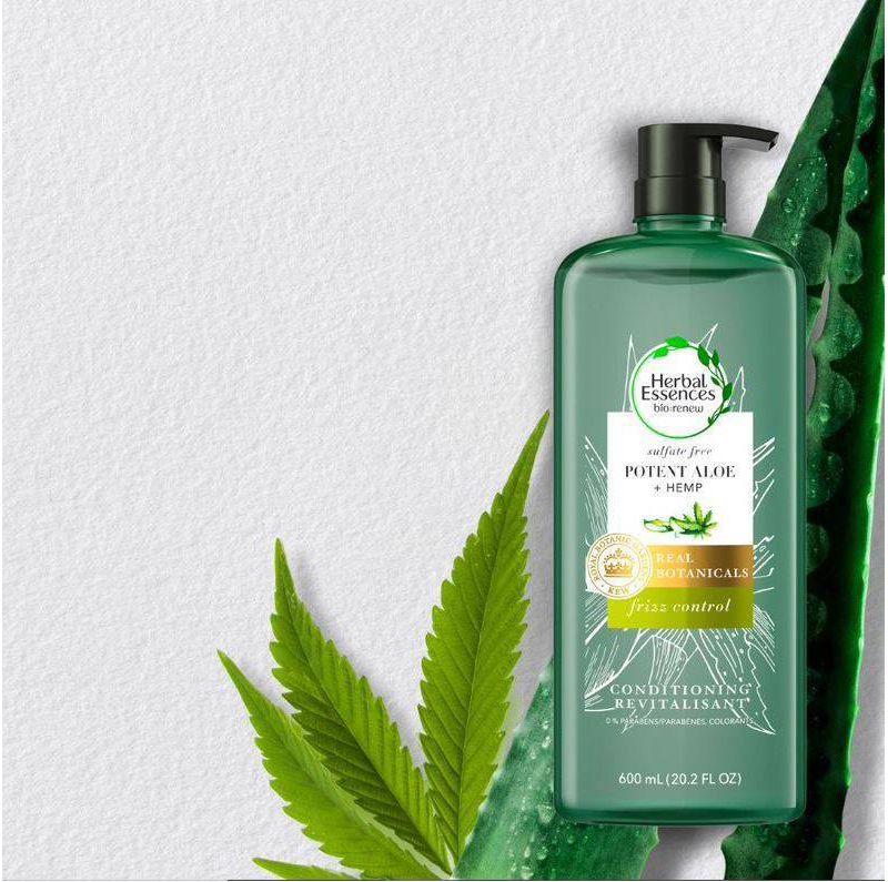 Herbal Essences bio:renew Hemp + Potent Aloe Conditioner for Frizz - 13.5 fl oz