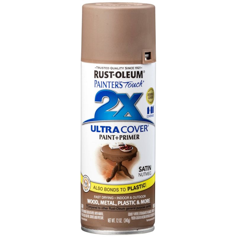 Rust-Oleum 12oz 2X Painter's Touch Ultra Cover Spray Paint Brown