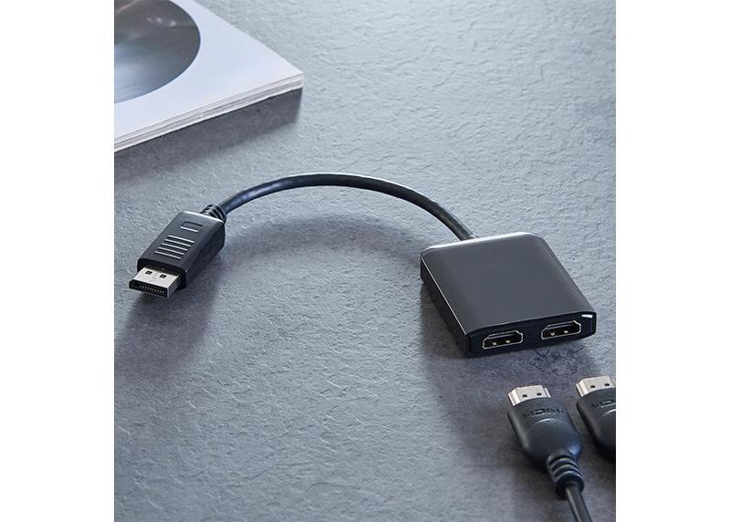 Kanex iAdapt DisplayPort to Dual HDMI Adapter with 4K Support