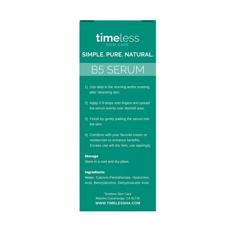 Timeless Skin Care Vitamin B5 Serum Refill - 4 fl oz