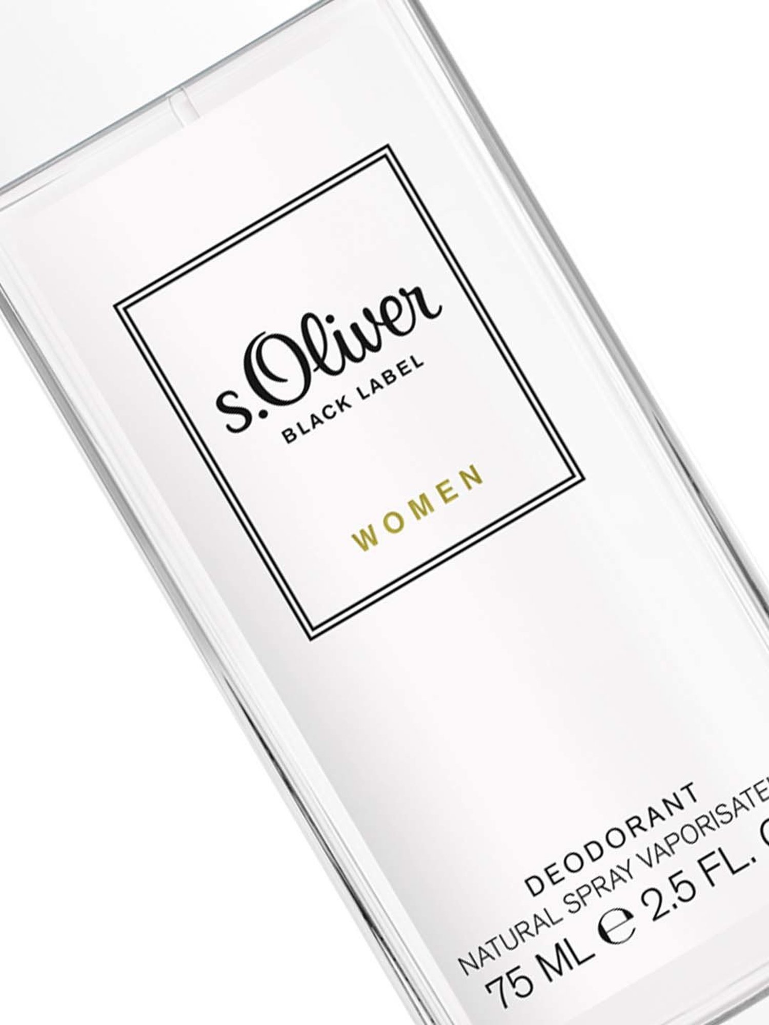 s.Oliver Black Label Women Deodorant Natural Spray -75 ml