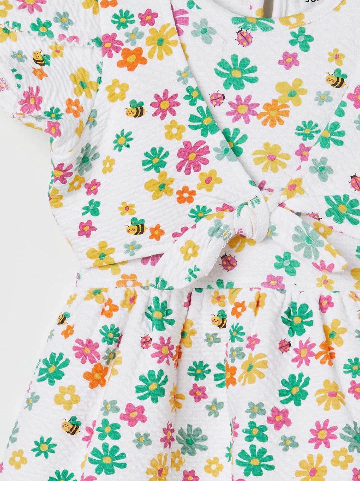 Ed-a-Mamma Baby Multicolor Printed Dress (Pack Of 2)