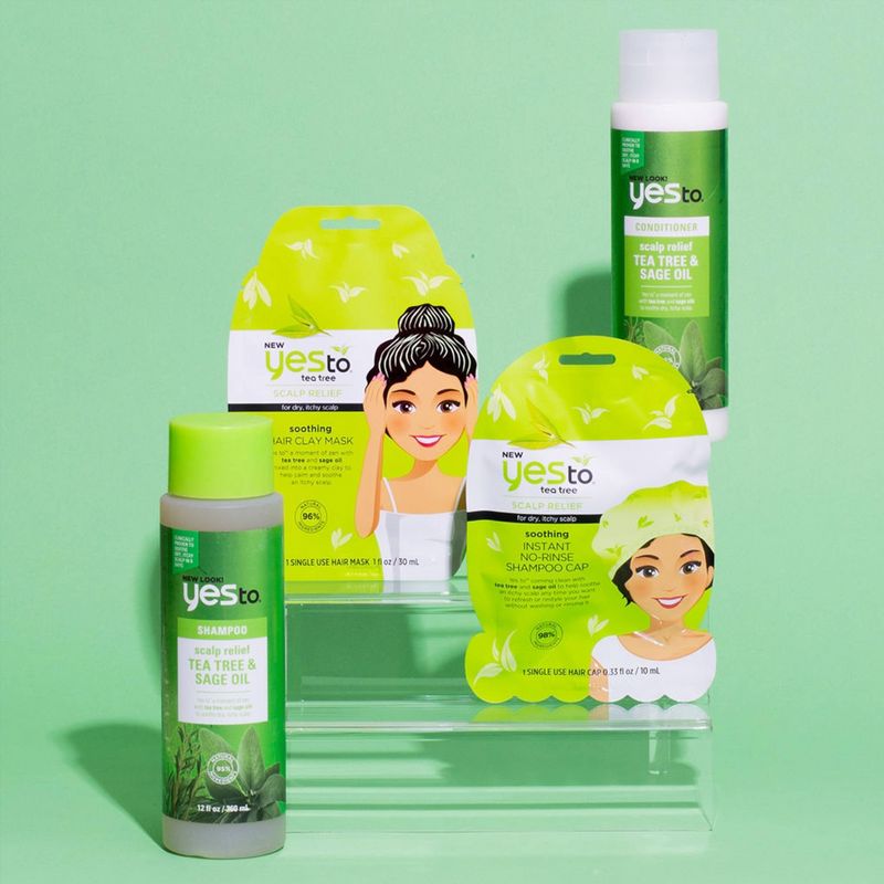 Yes to Naturals Tea Tree & Sage Oil Scalp Relief Shampoo - 12 fl oz