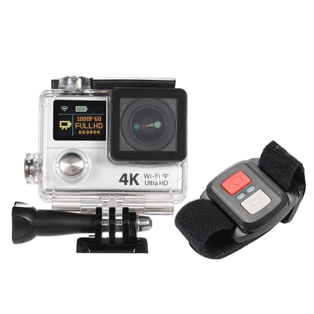 Waterproof 2 Inch Dual Screen LCD Ultra HD Wifi Sports Action 4K Camera