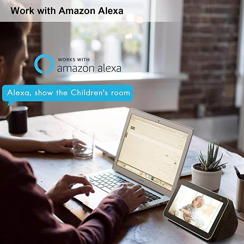 2021 Upgraded] Indoor Wireless Security Camera, Smart 1080P Home WiFi IP Camera for Pet/Baby Monitor with Motion Detection/Tracking, 2-Way Audio, Night Vision and Cloud Storage