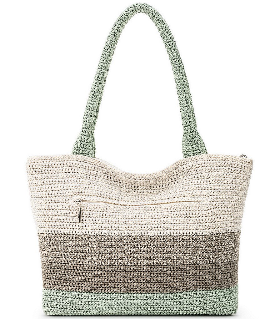 The Sak Gen Crafted Classics Floral Crocheted Carryall Tote Bag