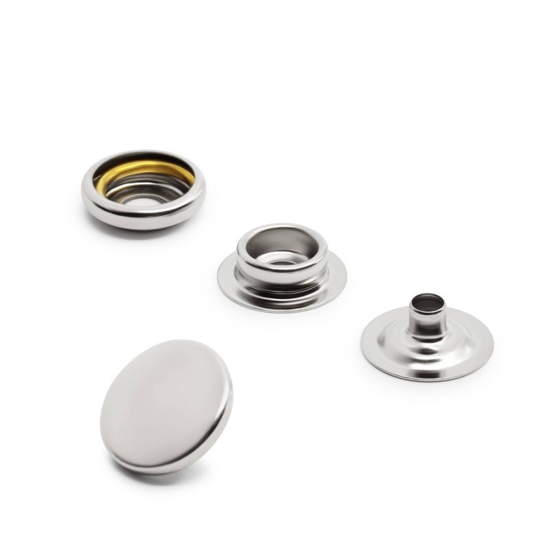 Dritz 60ct Snaps Heavy Duty Tools Nickel