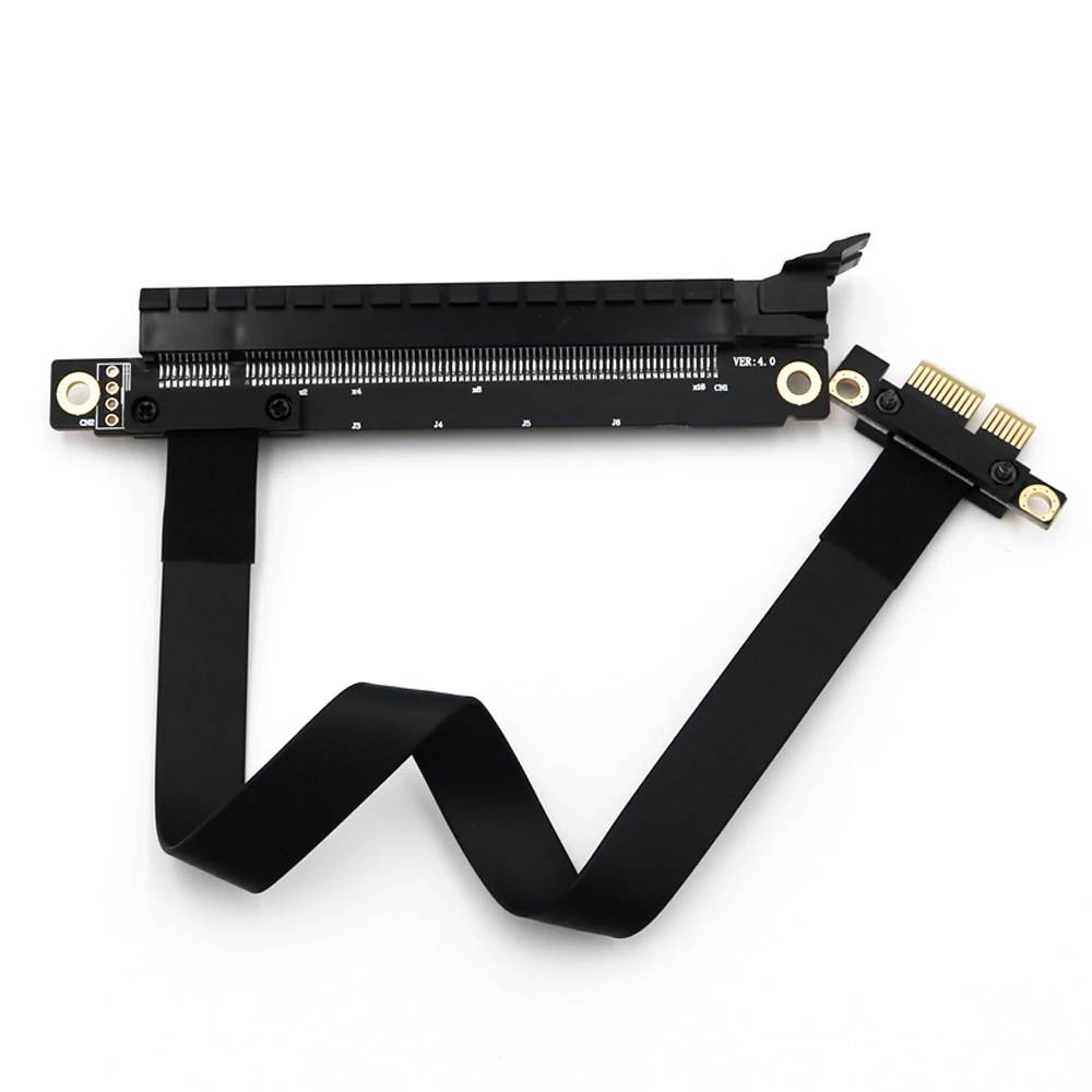 PCI E 1X to 16X Adapter PCIe Flexible Flat Extension Cable PCI Express 1 to 16 X Adapter Riser Card PCIE Extender for BTC Mining