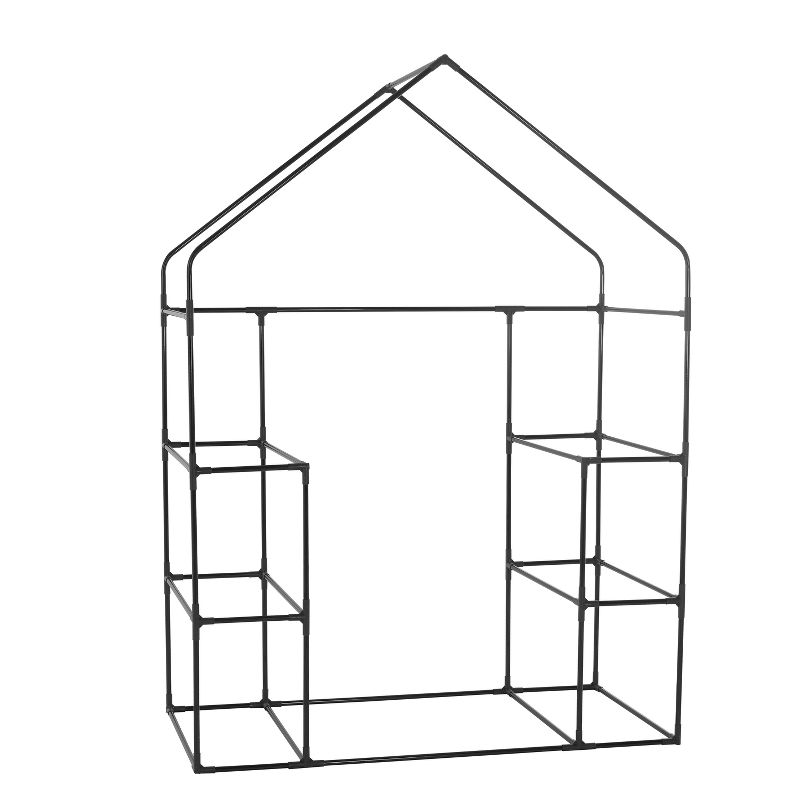 Deluxe Walk - In 3 Tier 6 Shelf Portable Greenhouse - Light Clear - Ogrow