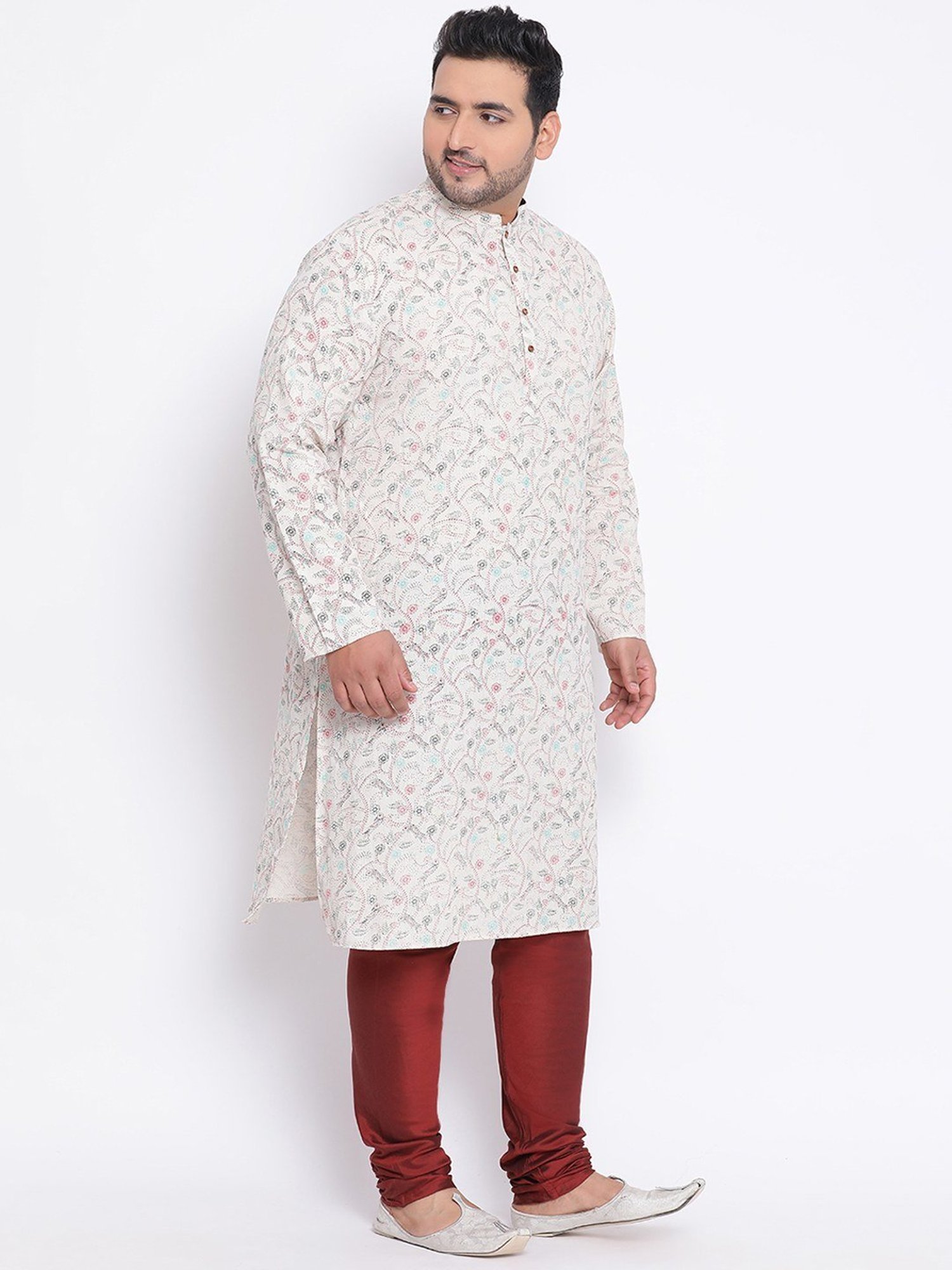 KISAH PLUS Multicolored Regular Fit Printed Kurta