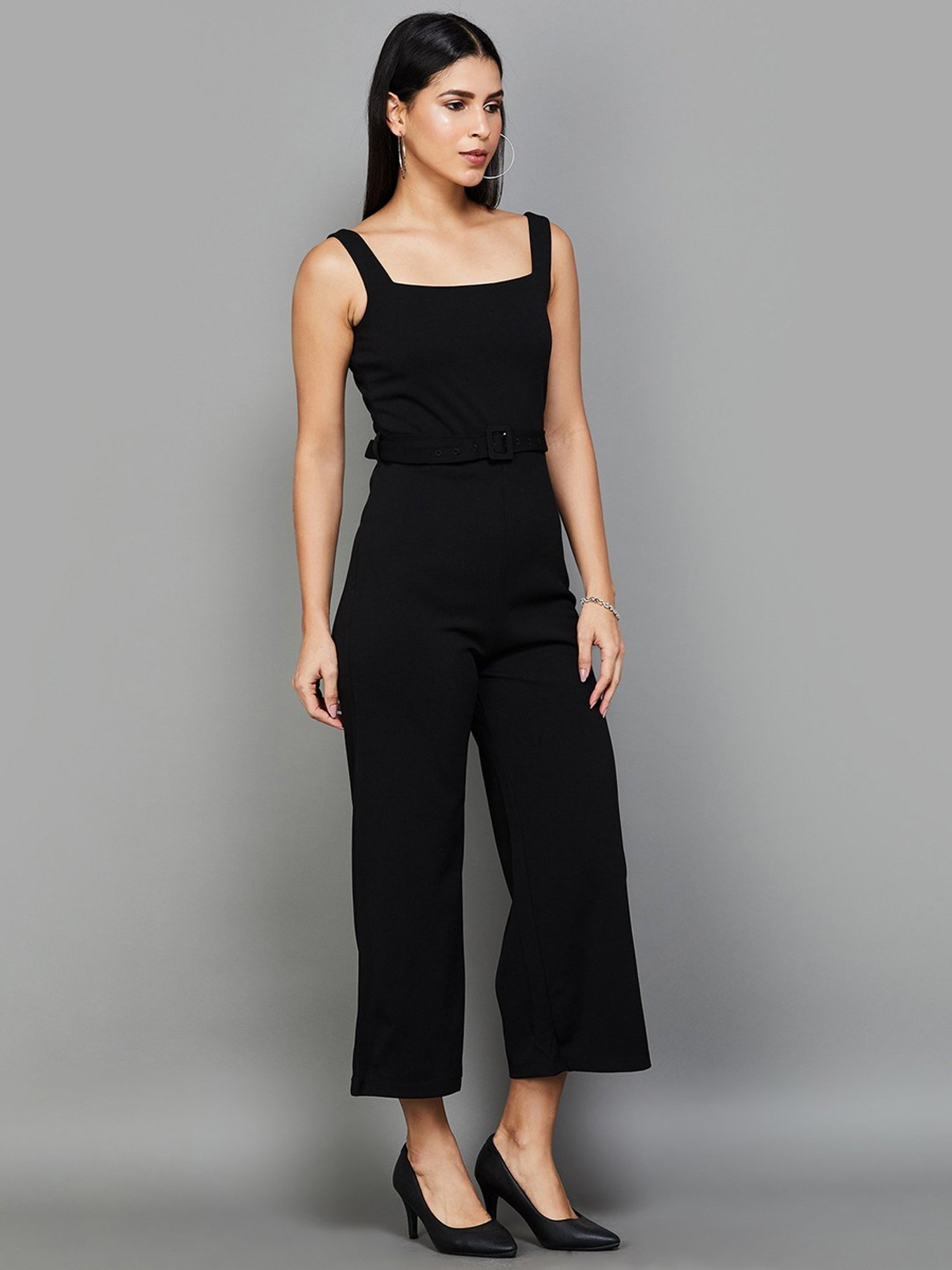 Code by Lifestyle Black Sleeveless Jumpsuit
