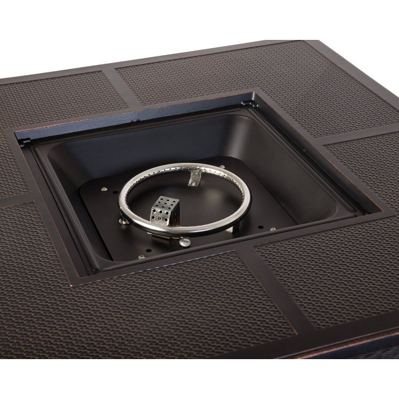 Walkers Square Aluminum LPG Fire Pit - Fire Sense