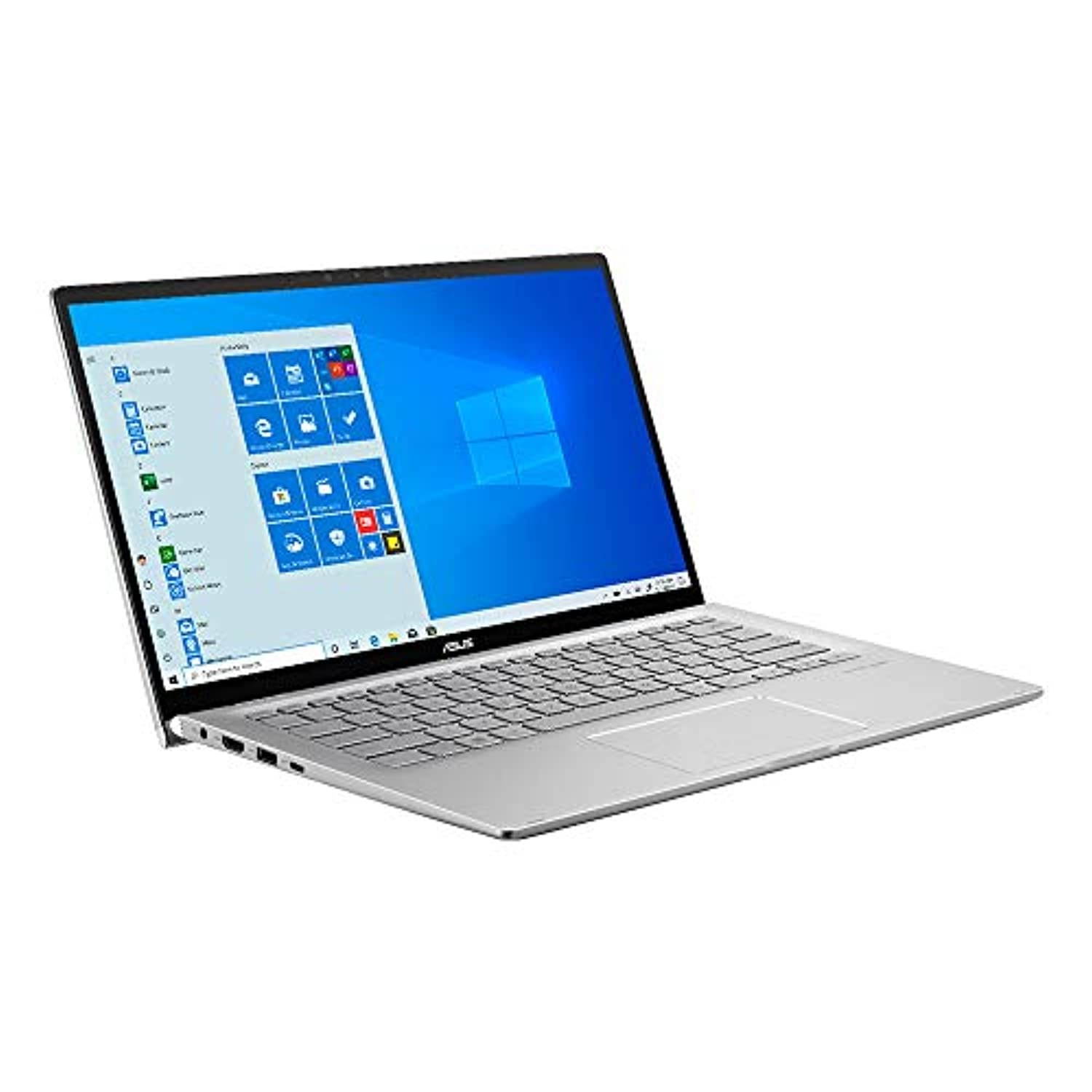 2021 ASUS 14" FHD Touchscreen Laptop Computer, AMD Ryzen 5-3500U CPU, 8GB RAM, 2TB SSD, Backlit Keyboard, HD Webcam, HD Audio, AMD Radeon Vega 8 Graphics, Win 10, Silver, 32GB SnowBell USB Card