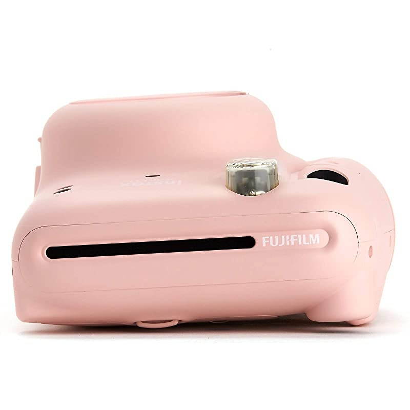 Instax Mini 11 Instant Camera Blush Pink 16654774 + 3 Packs Instax Mini Twin Pack Instant Film 16437396 + Batteries + Case + Cloth