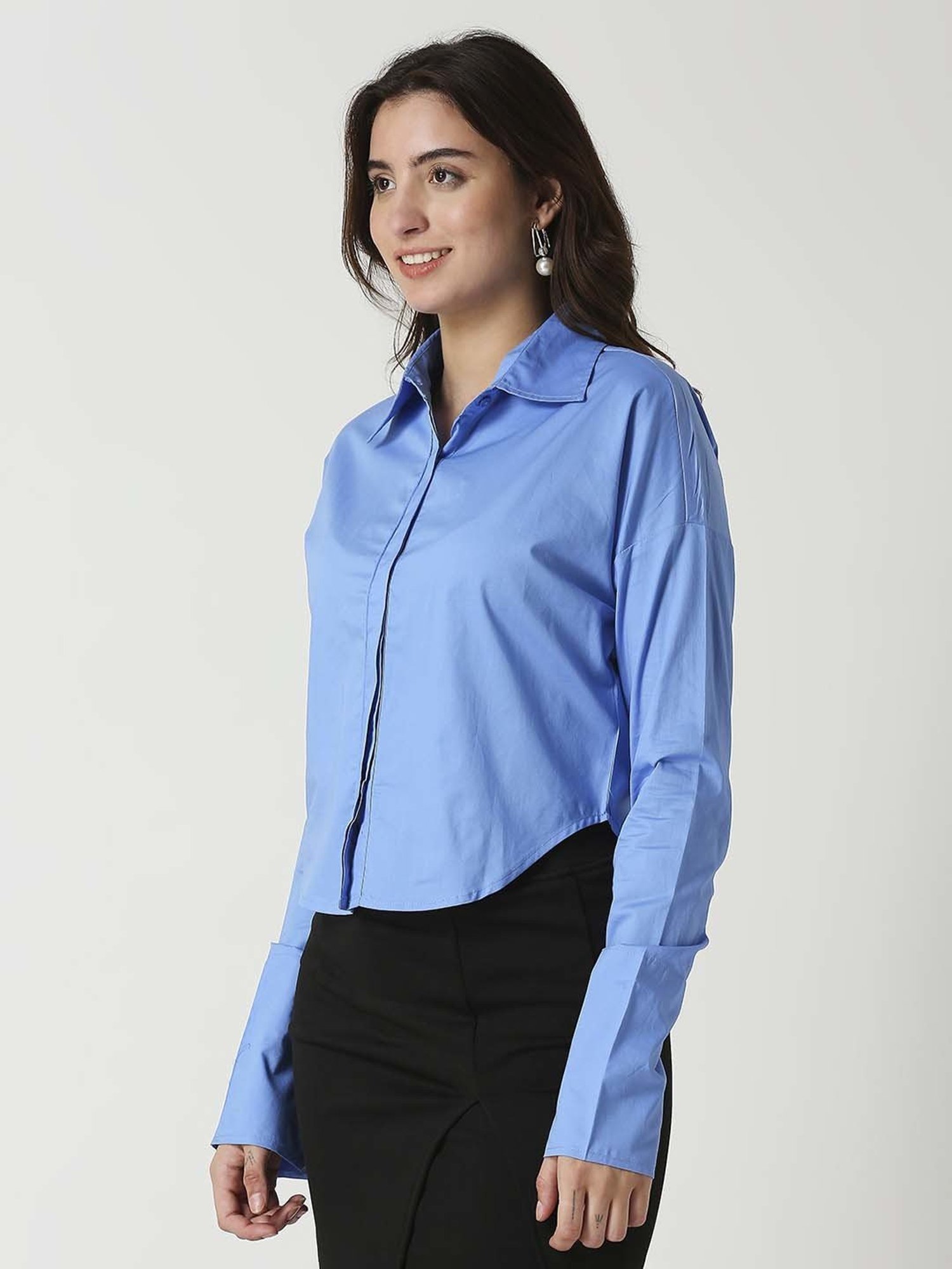 Remanika Blue Cotton Shirt