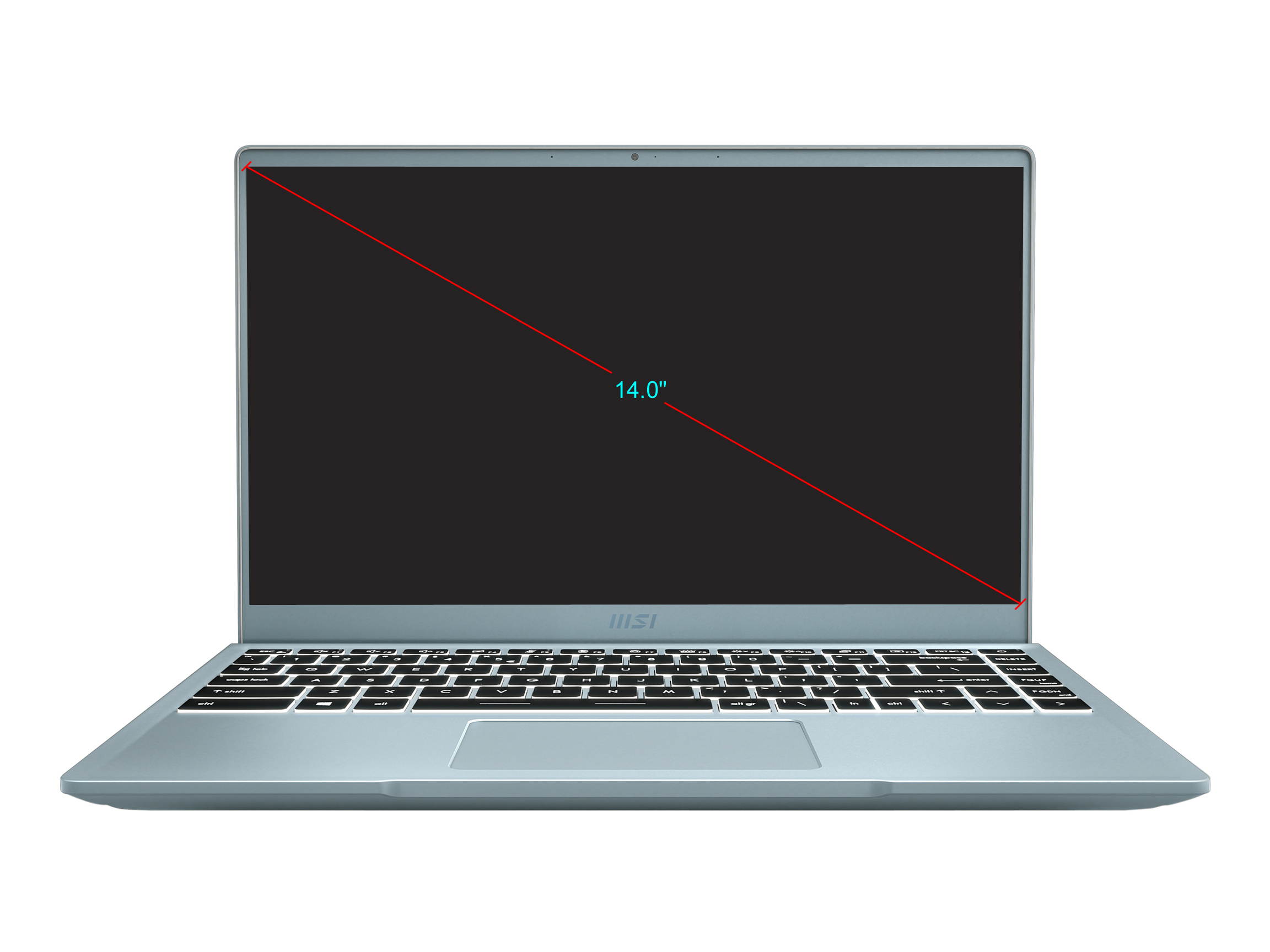 MSI Laptop Modern 14 B11MO-037 Intel Core i7 11th Gen 1165G7 (2.80 GHz) 8 GB Memory 512 GB NVMe SSD Intel Iris Xe Graphics 14.0" Windows 10 Home 64-bit