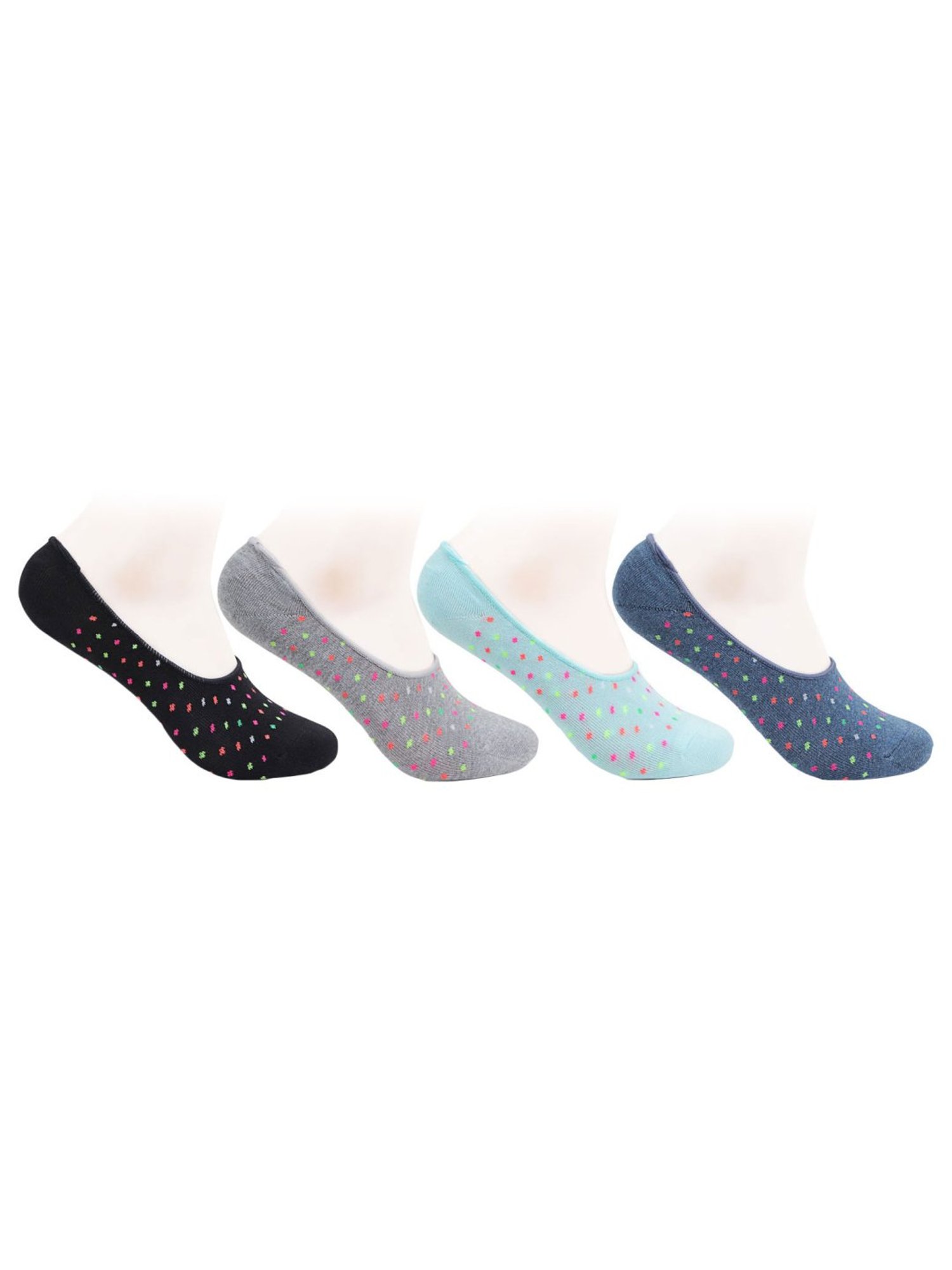 Women's 3pk Sheer Dot and Opaque Trouser Socks - A New Day™ Black 4-10
