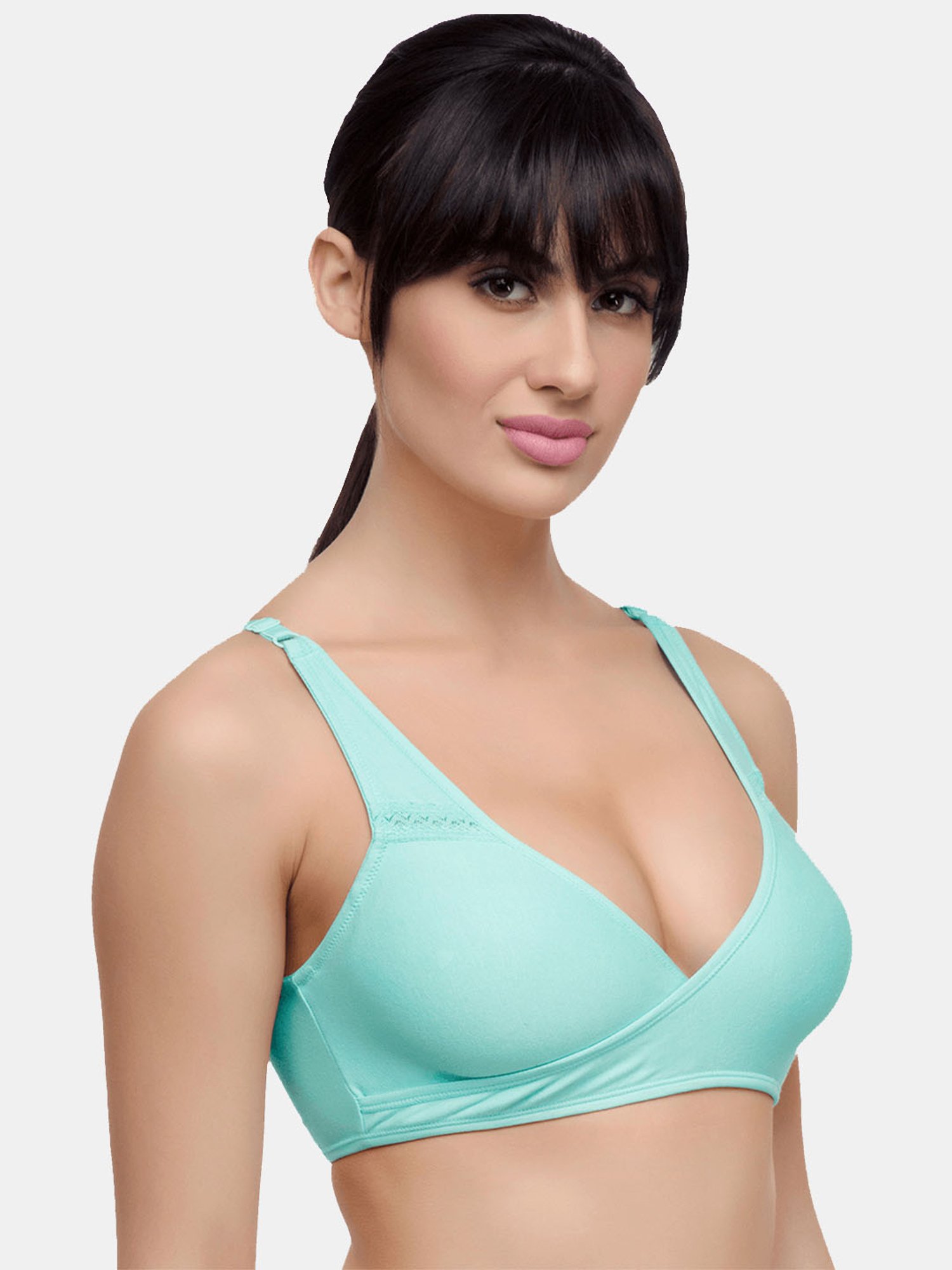 Inner Sense White Non Wired Non Padded Nursing Bra