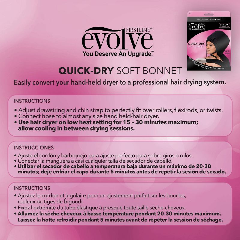 Evolve Products Quick-Dry Soft Bonnet