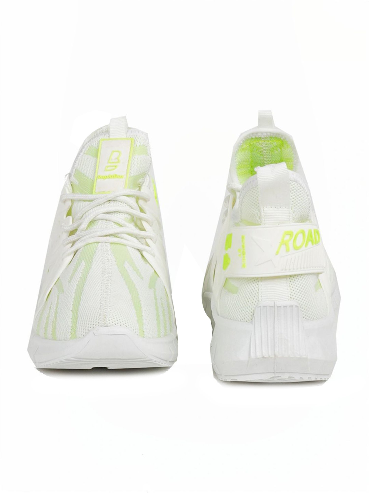 Rapid Box Men's White Running Shoes
