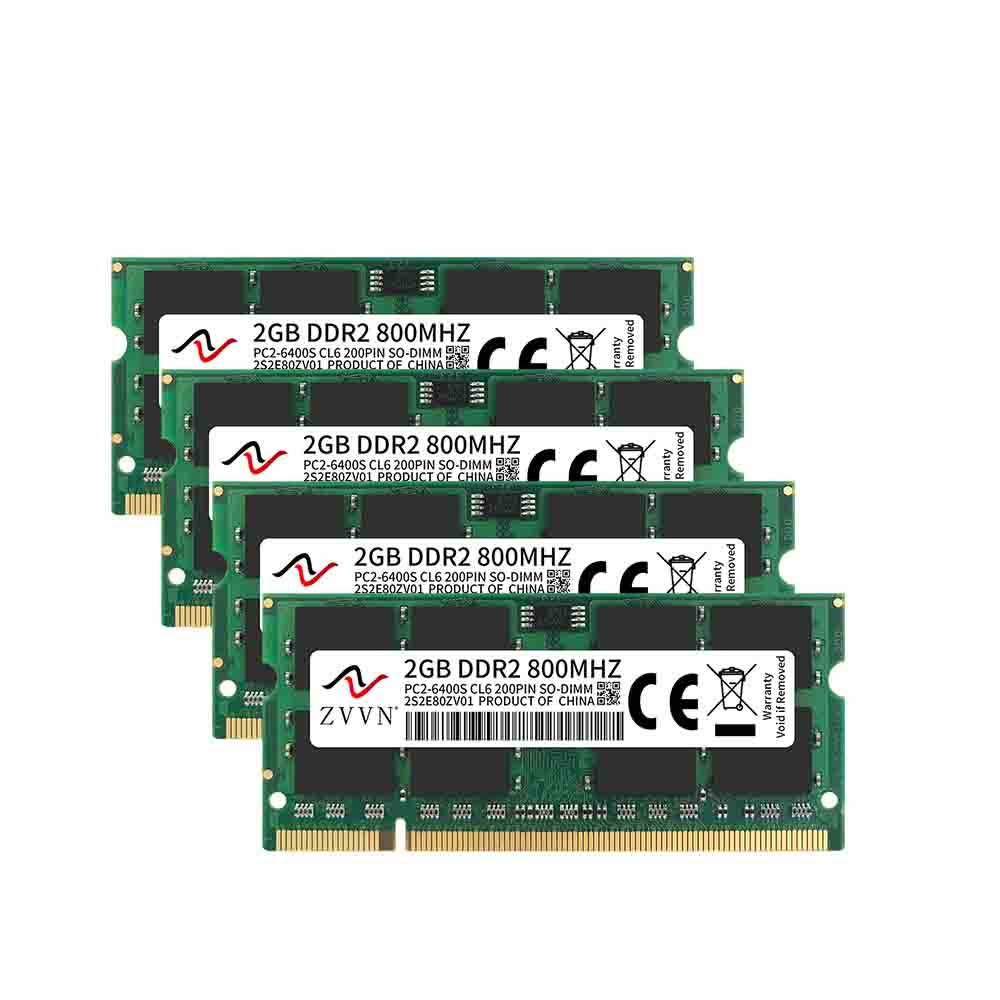 MemoryMasters 2GB DATARAM DDR2 PC2-4200 PC2-4300 CL4 1.8V 2RX8 200 PIN SO DIMM MEMORY RAM