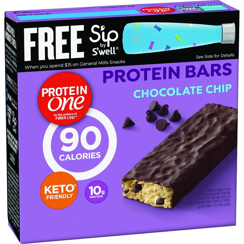 Protein One Chocolate Chip Protein Bars - 5ct
