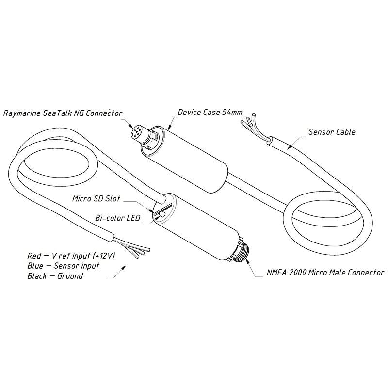 NMEA 2000 Boat Tank Level Adapter
