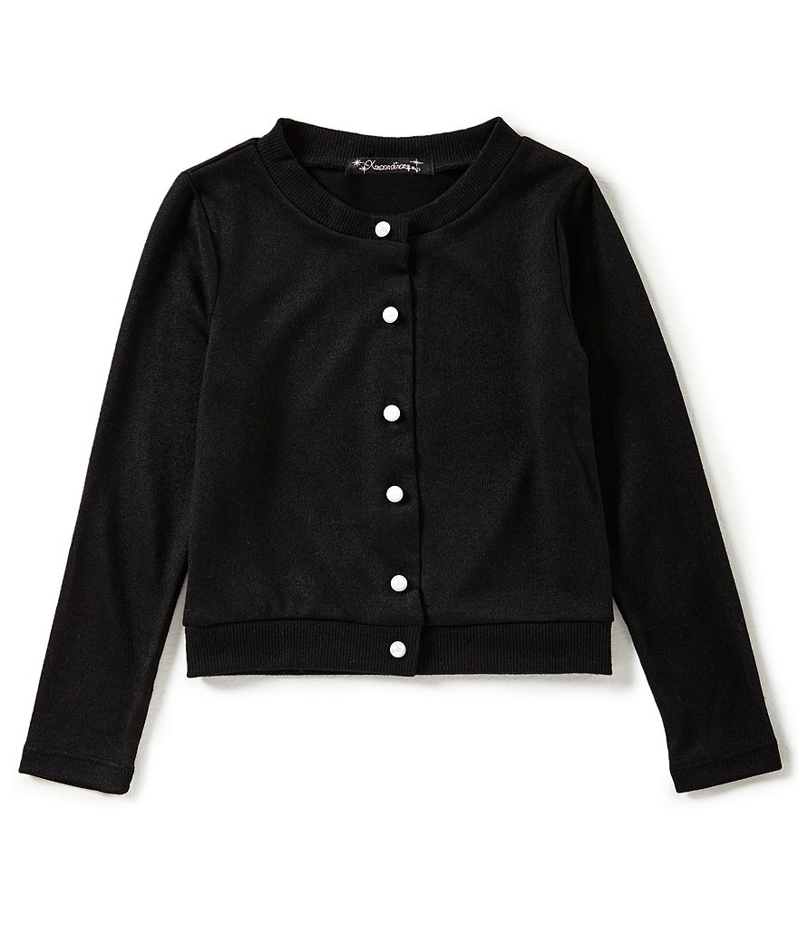 Xtraordinary Big Girls 7-16 Button-Front Cardigan Sweater