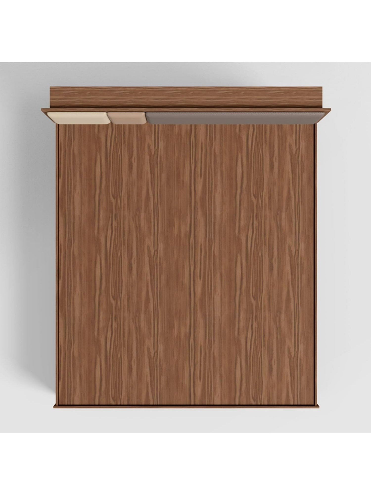 Godrej Interio Trio Morf Grey Engineered Wood Queen Bed without Storage