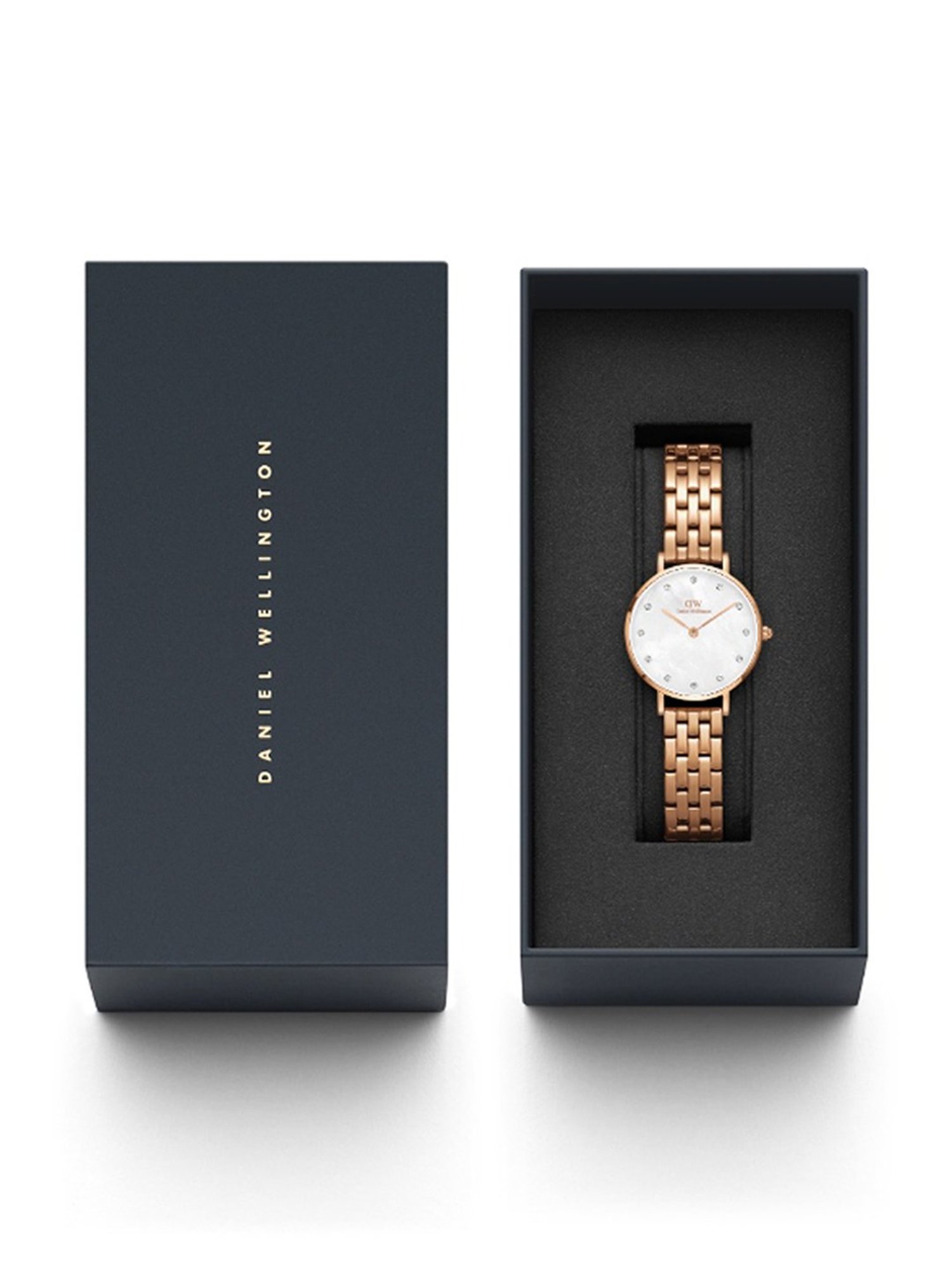 Daniel Wellington Petite Women White Round Dial Analog Watch - DW00100613K