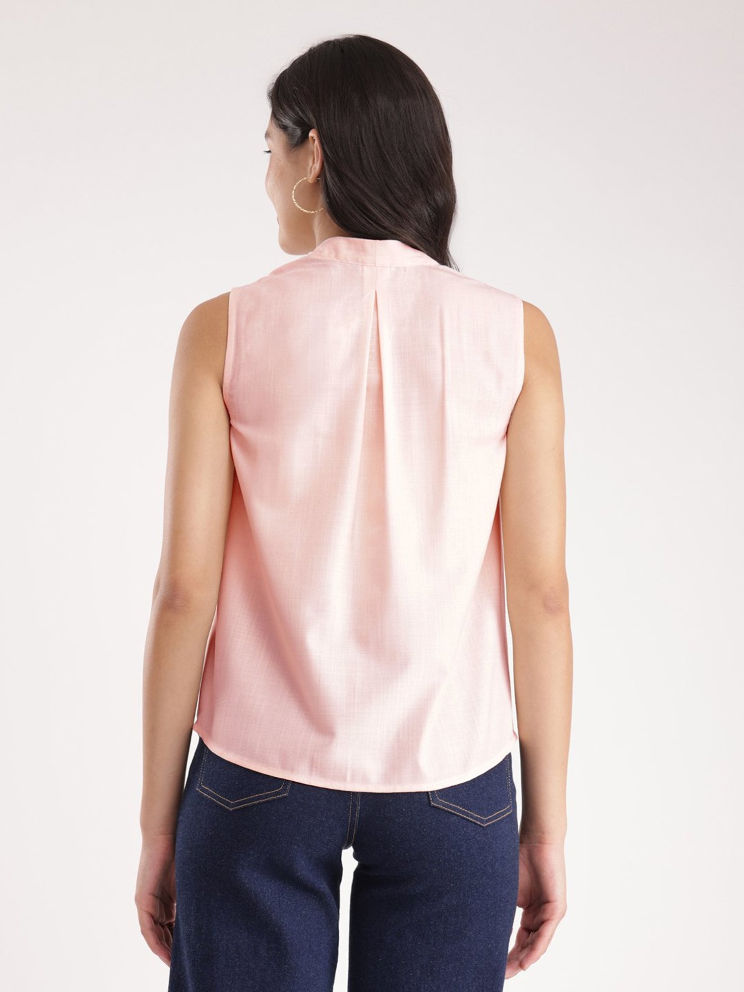 Fablestreet Light Pink Relaxed Fit Top