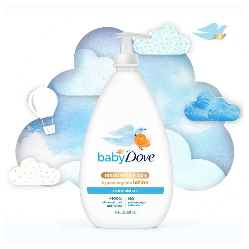 Baby Dove Rich Moisture Sensitive Skin Hypoallergenic Lotion - 20 fl oz