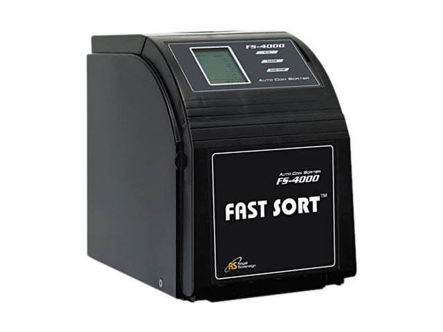 Royal Sovereign FS-4000 Fast Sort FS-4000 Digital Coin Sorter, Pennies Through Quarters