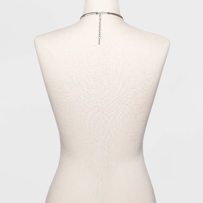 SUGARFIX by BaubleBar Metallic Necklace Set - Silver