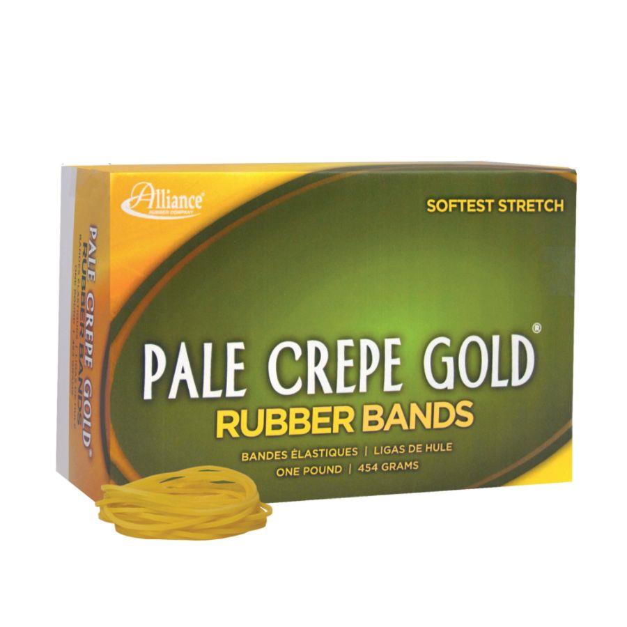Alliance Rubber Pale Crepe Gold Rubber Band 2675 EA/BX