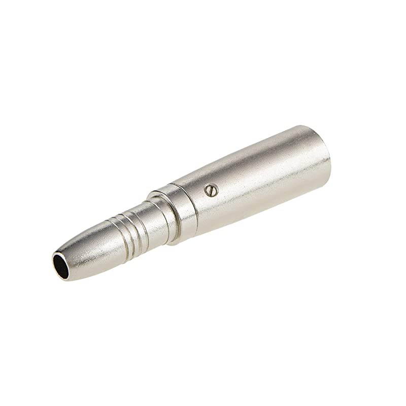 5Pack XLR 3 Pin Male to 14 635mm Female Jack Socket Audio Adapter Silver