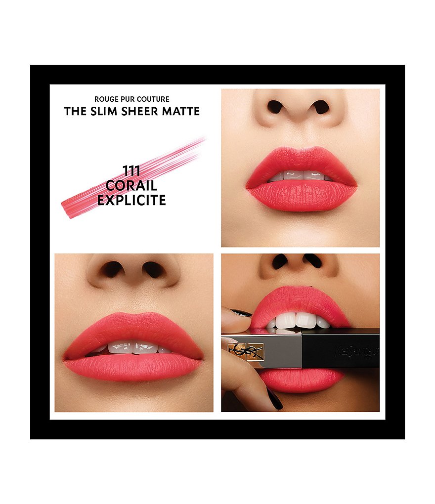 Yves Saint Laurent Beaute Rouge Pur Couture The Slim Sheer Matte Lipstick